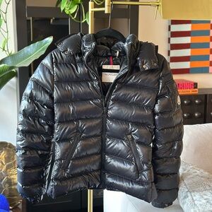 Moncler Shiny Black Jacket
